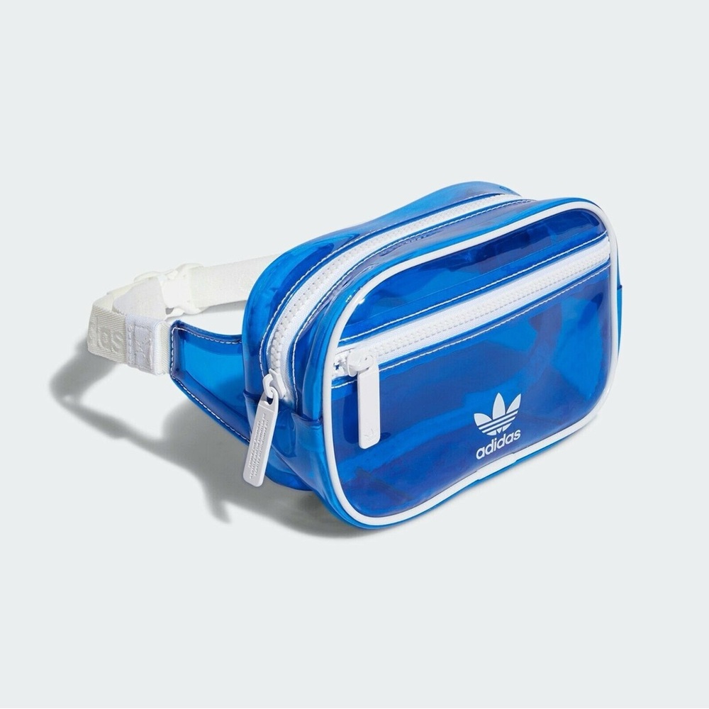 Adidas Blue Transparent Waist Pack | Fanny Pack